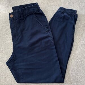 Gap Girlfriend Jogger Navy Blue Size 4 Elastic Cuffs RN 54023/ CA 17897